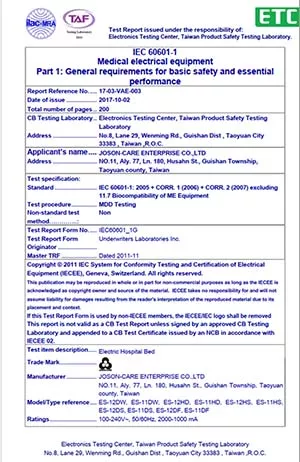 IEC 60601-1 Medical Electrical Equipment Safety Standard